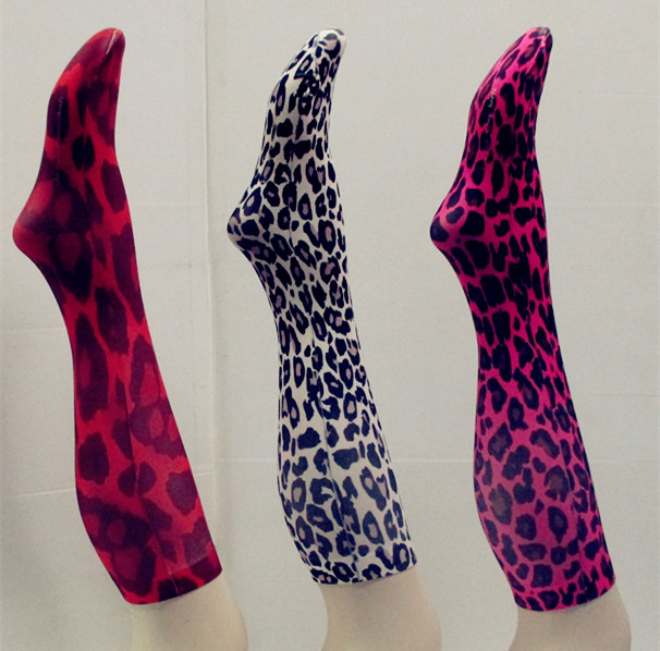 Leopard knee high socks