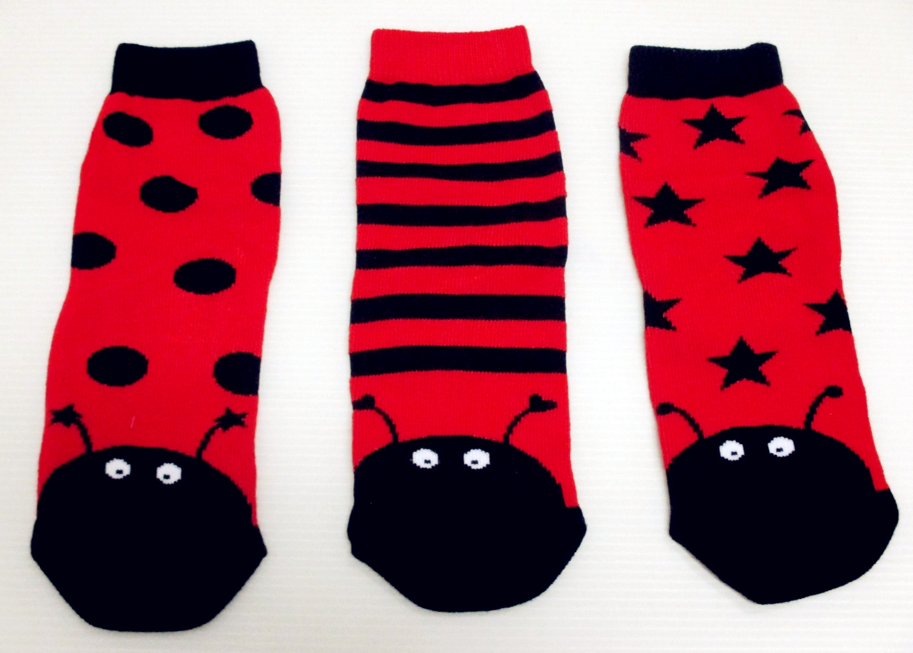 Ladybug Graphics sock
