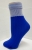 Double layer cuff sheer ankle socks
