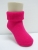 Pink Baby socks with rubber soles
