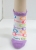 fancy colorful custom cheap crew socks in ruffle cuff