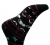 christmas knee high cozy wool socks