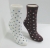 polka dot warm fuzzy ankle socks