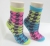 colorful design warm fuzzy ankle socks