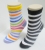 colorful striped custom warm fuzzy ankle socks