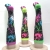 Spray paint pattern knee high sock