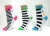 cute Balloon pattern striped anklet sock