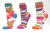 Colorful stripes anklet sock