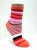 Double striped knit anklet socks