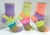 Ice cream graphics knitted cotton anklet sock