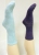 SILK colorful reverse texture sock