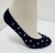 polka dotted plain liner sock