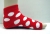 White polka dots anti slip yoga socks