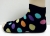 colorful polka dots anti slip yoga socks