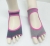 bamboo anti slip open toe / open toe ankle sock