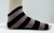 Tan/ Black anti slip yoga socks