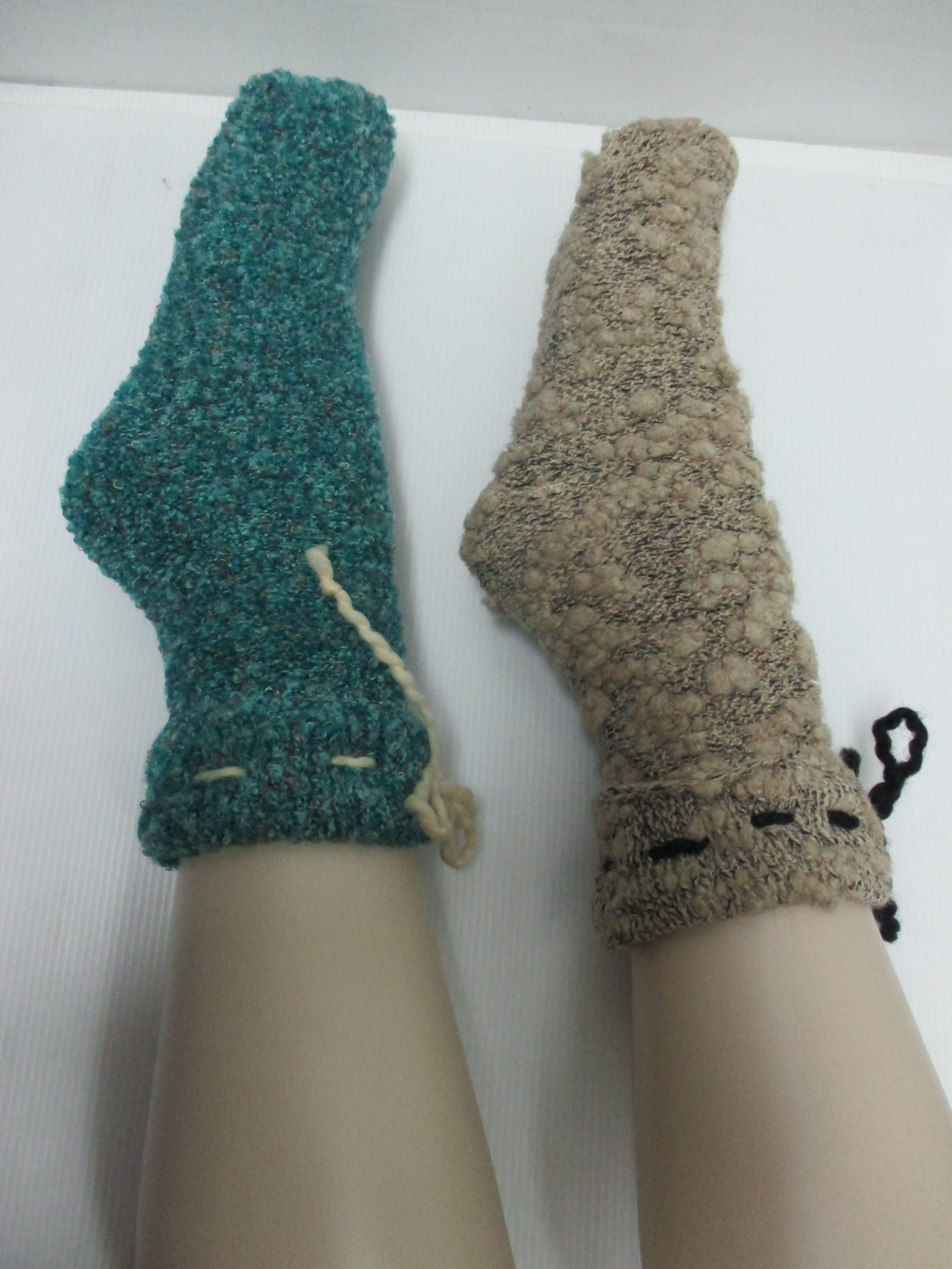 custom warm wool ankle socks