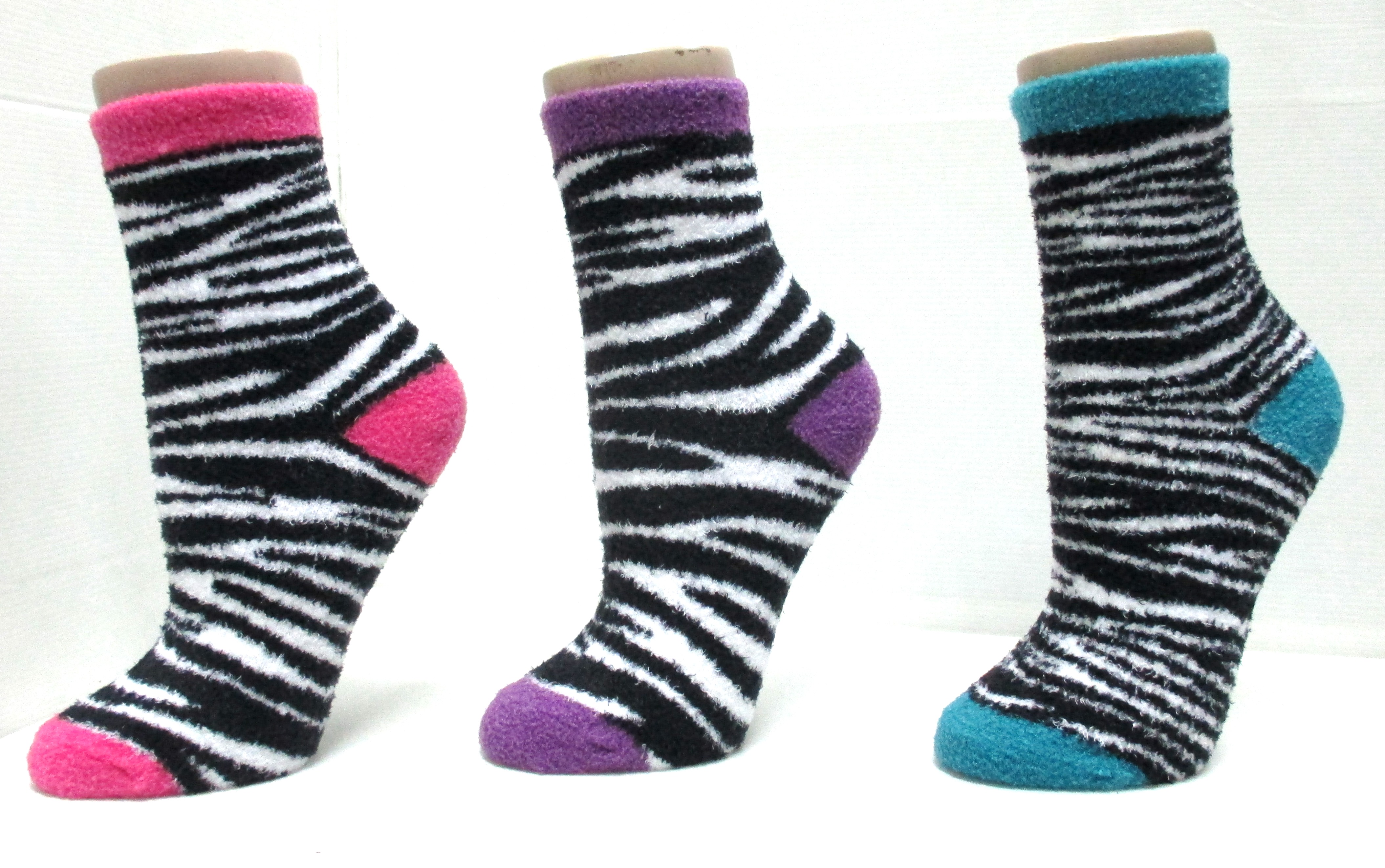 polyester nylon spandex ankle fuzzy socks