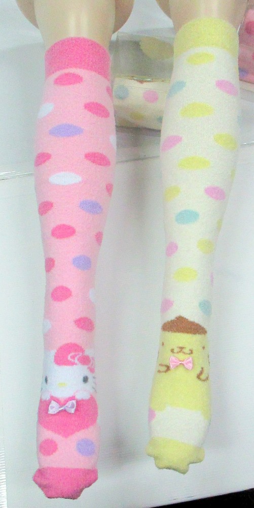 cute women designed custom warm fuzzy sock