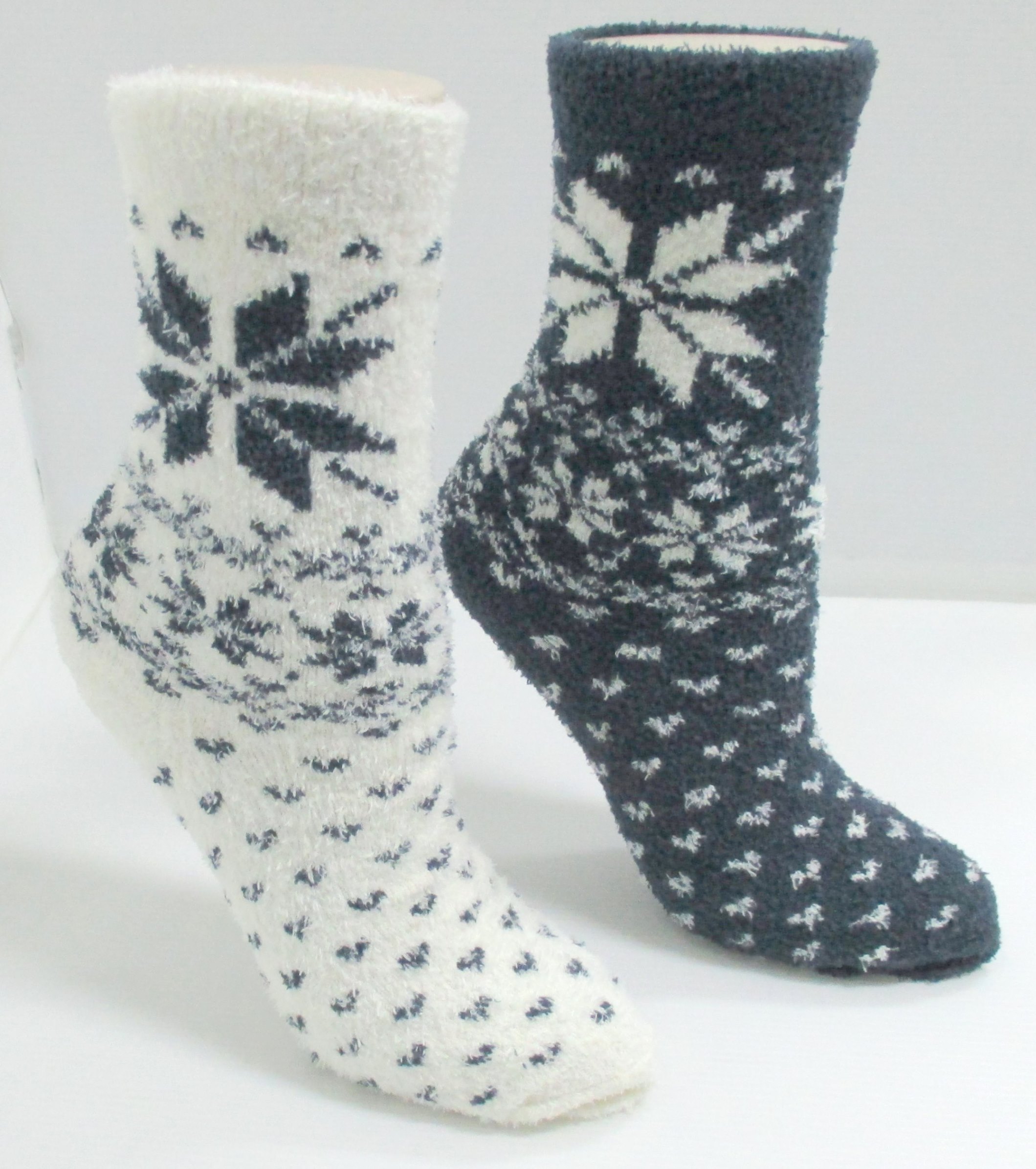 Snowflake pattern warm anklet socks