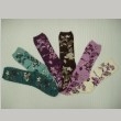 Floral Suede sock