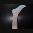 Argyle Angora sock