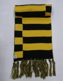 warm custom block stripe scarf