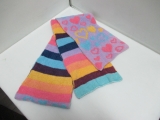 Love stripe warm scarf