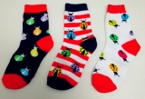 Ladybug Graphics anklet sock