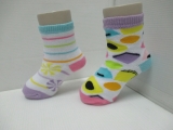 cute baby type cotton socks with double inner