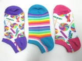Colourful lollipop pattern  liner socks