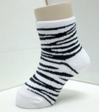lining design leopard cheap baby socks