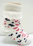 Floral Baby Girls socks with rubber soles