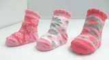 pretty cotton baby socks with lining design
