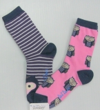 pattern girl cotton socks