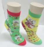 fancy funny christmas cheap kids socks