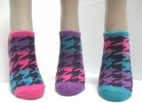 knitted vivid color soft cosy socks
