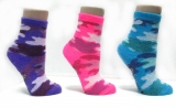 Vivid colors warm soft and comfortable anklet socks