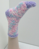 fashion OEM fuzzy warm confetti anklet socks