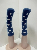 Cute dots suede soft winter indoor socks