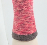 warm fuzzy space yarn ankle sock