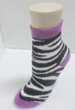 animal custom warm fuzzy ankle socks