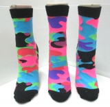 camo print multi anklet sock