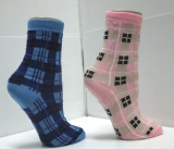 Size fashion plaid socks