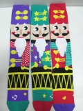 custom knee high socks / holiday pattern