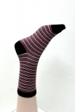 soft cozy custom colorful striped ankle socks