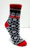 soft cosy colorful patterned ankle socks