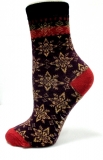 soft cosy patterned custom ankle socks