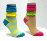 colorful striped soft cozy cheap socks