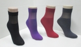 cozy sheer ankle socks for women